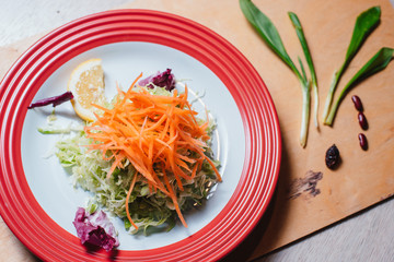 Tasty spring dietary spring salad