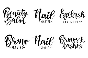 Vector illustration of a beauty set