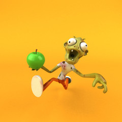 Fun zombie - 3D Illustration