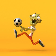 Fun zombie - 3D Illustration