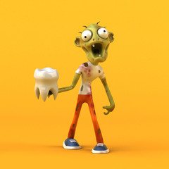Fun zombie - 3D Illustration