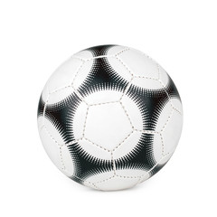 Soccer ball or football ball isolated in white background