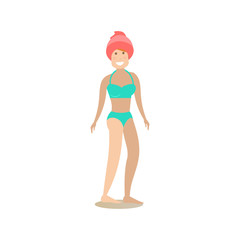 Spa people concept vector flat illustration