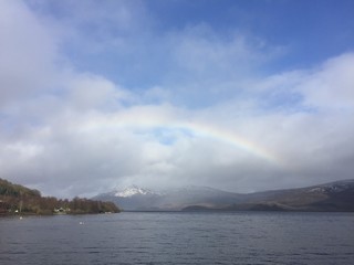 Mountains & Rainbow