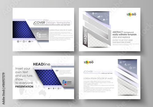 set of business templates for presentation slides easy editable