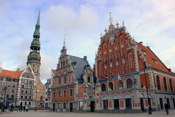 Fototapeta na wymiar Once in Riga, Latvia