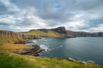 Scenic View of Neist Point, Isle of Skye in Scotland