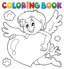 Coloring book Cupid topic 4