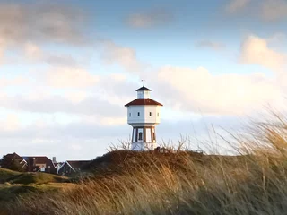 Poster Duinlandschap op het eiland Langeoog, Noord-Friese eilanden © sunset man