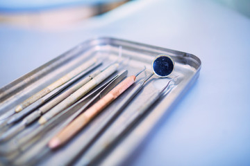 Instruments of the dentist