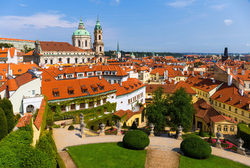 Over the rooftops of Prague, Czech Republic