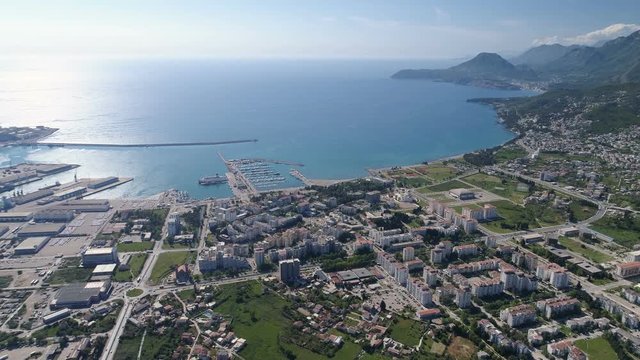 Aerial view of Bar city