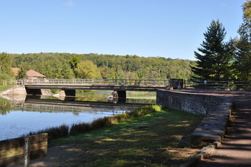 Bridge Over a Pennsylvania Lake