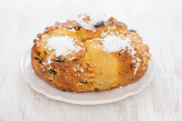 portuguese Christmas cake Bolo de rainha