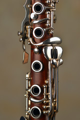 red clarinet detail