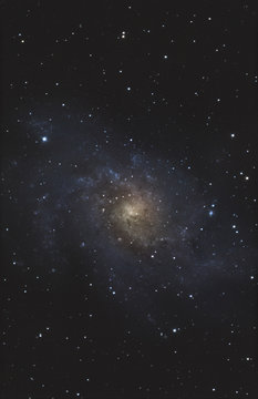 Astrophotography of M spiral galaxy