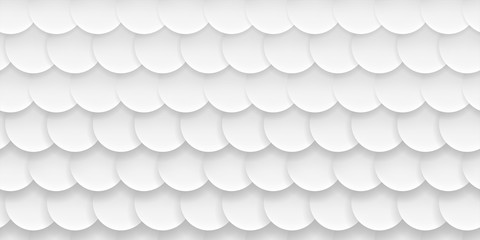 Scales light background, volume gray pattern, abstract vector wallpaper