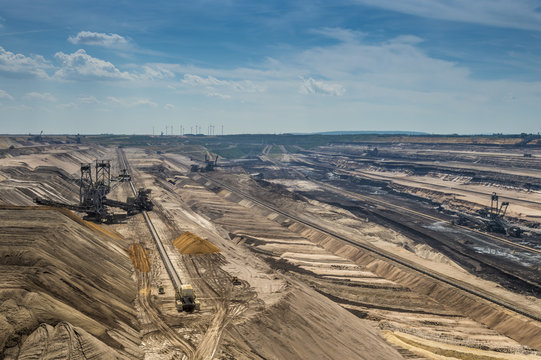 Germany, North Rhine-Westphalia, Borschemich, Garzweiler surface mine