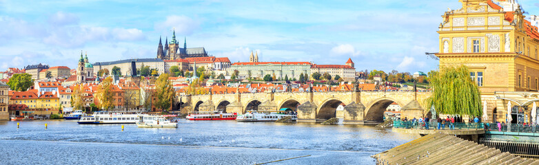 A panorama of Prague, Czech Republic
