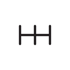 initial letter rounded logo modern