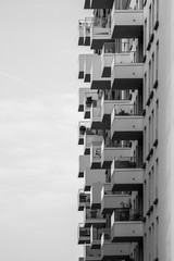 Modern apartments building in Berlin