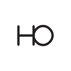 initial letter rounded logo modern