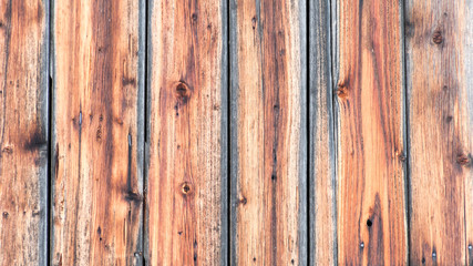 Detail of a wooden weathered wall