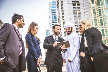 Business people in Dubai