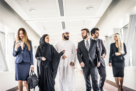 Business people in Dubai