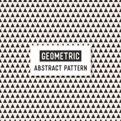 Abstract black and white seamless pattern.