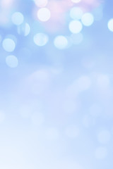 Bokeh in gentle blue background © Amimy
