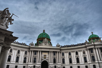 Fototapeta na wymiar Hofburg in Wien