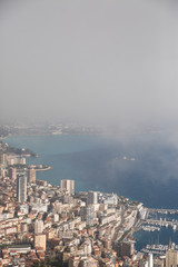 Obraz premium Monaco vu d'en haut