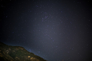 Fototapeta premium Astrophotography, South Tyrol, Italy.