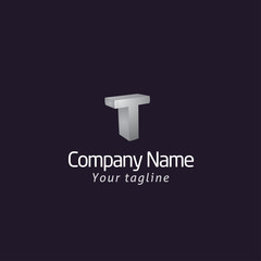 T LETTER LOGO TEMPLATE