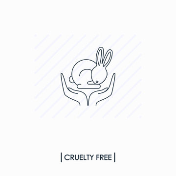 Cruelty free logo. Not tested on animals