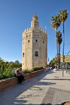 The Gold Tower (La Torre del Oro) Sevilla, Spain