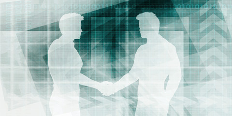 Businessmen Shaking Hands