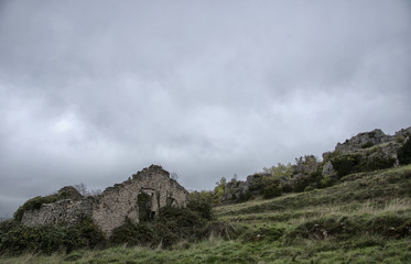 Maison en ruine au Caylar, Hérault, France