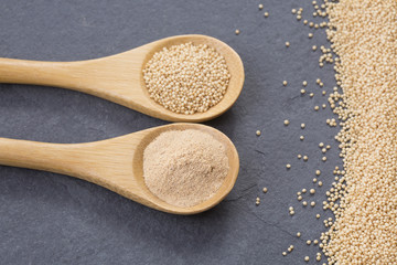 Raw organic amaranth grain and flour - amaranth
