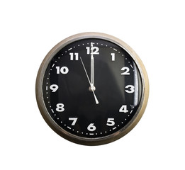 Clock / Old clock on white background.