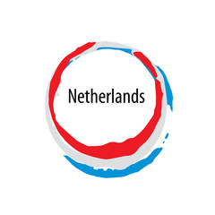 Netherlands flag, vector illustration