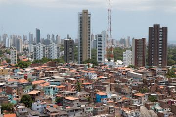 Social inequality - Buildings and favela