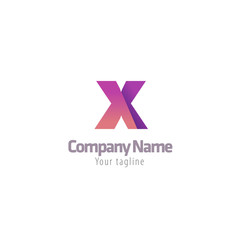 X LETTER LOGO TEMPLATE
