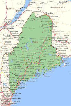 Maine-US-States-VectorMap-A