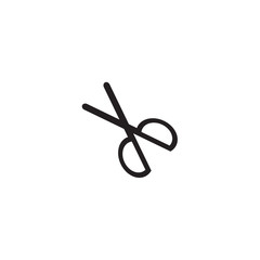 scissors icon. sign design