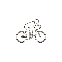 bike icon. sign design