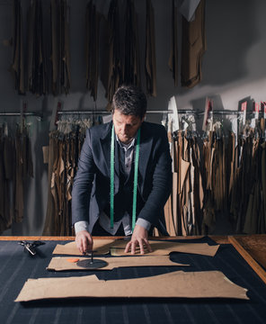Tailor Working at His Workshop