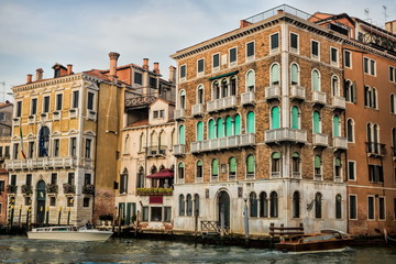 Fototapeta na wymiar Venedig, Canal Grande Palazzo