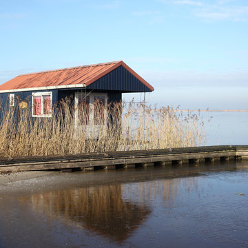 Tiny cabin at the lake